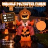 SUGIFT 6FT Halloween Inflatable Scarecrow on Pumpkin with LED Lights – Outdoor Blow Up Decoration, Weather-Resistant with Stakes & Rope - 4 of 4
