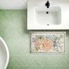 Stupell Industries Rose Succulent Bouquet Printed Plush Bath Mat And Bath Rug, Design By Susan Winget, 18"X30" - 3 of 4