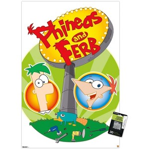 Trends International Disney Phineas and Ferb - Logo Unframed Wall Poster Prints - 1 of 4