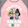 Girls' - Barbie - Clover Power Shirt Tail Raglan Graphic T-shirt - 2 of 4