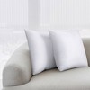 Utopia Bedding 18"x18" 2pk Throw Pillows Insert White - 4 of 4