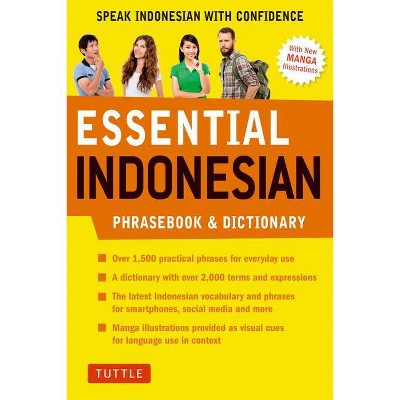 Essential Indonesian Phrasebook & Dictionary - (Essential Phrasebook and Dictionary) by  Tim Hannigan (Paperback)