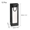 Unique Bargains Paper Sturdy Reusable Fashionable Wine Gift Bags with Rope Handles 4.92"x3.35"x14.2" - 2 of 4