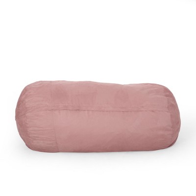 NicBex 8 Ft Microfiber Cylindrical Bean Bag Chair Lounger with Removable Covers for Apartment,Living Room,Bedroom