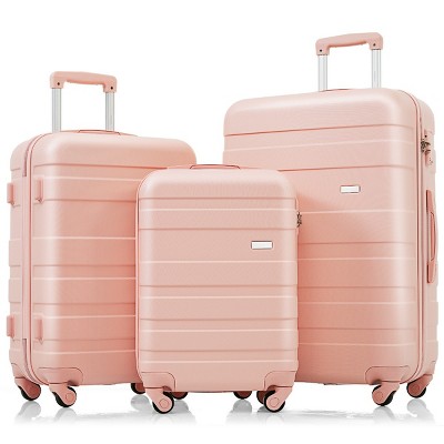 Expandable Hardshell Luggage Set with TSA Lock and Spinner Wheels for Travel, 3-Piece Suitcase Set 20/24/28 - Cuddlewood