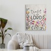 Stupell Industries Trust in the Lord Proverb Spring Watercolor Flowers, 30" x 40" - 2 of 4