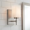 Possini Euro Design Possini Euro Salo 9 3/4" High Brushed Nickel Wall Sconce - 2 of 4