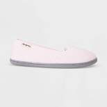 Dearfoams Women's Rebecca Closed-Back Loafer Slippers - Pink
