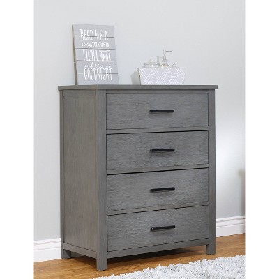Cottage Grigio Nursery 4-Drawer Vertical Dresser