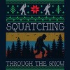 Men's Design By Humans Christmas Retro Sasquatch Vintage Bigfoot Ugly Christmas Sweater By pahari T-Shirt - 2 of 4