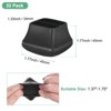 Unique Bargains Silicone Square Chair Leg Cap Floor Protectors 32 Pcs - 3 of 4