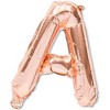 Sparkle and Bash "Happy Birthday" Balloons Banner for Party Decorations (16 in, Rose Gold Foil) - 3 of 4