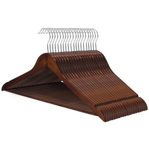 MegaChef 20 Piece Acacia Wood Swivel Hook Hanger Set - 1 of 4
