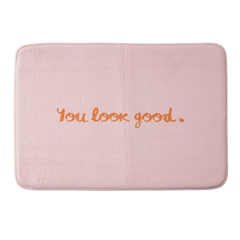 You Look Good Bath Rug by Calming Mood - society6 - image 1 of 3