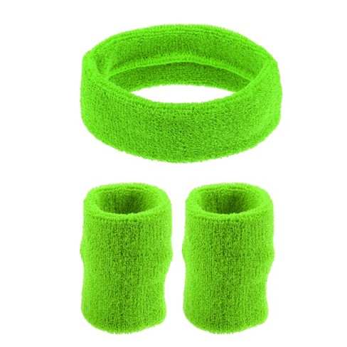 relayinert Stretchy Sports Headband Hair In Place And Stay Fresh Throughout  Day Comfortable To Wear Green 