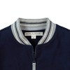 Hope & Henry Boys' French Terry Baseball Jacket, Kids - 2 of 4