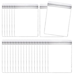 Unique Bargains Necklace Ring Earring PVC Self Seal Clear Jewelry Storage Bags - 1 of 4