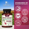 Beet Root Capsules Extra Strength 1300mg Beetroot Powder Extract - 60 Capsules;120 Capsules - 4 of 4