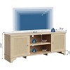 Farmhouse Rattan TV Cabinet, 70" Media Console,Boho Living Room Entertainment Center - 2 of 4