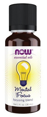 Mental Focus Oil Blend by Now Foods  -  1 fl oz Oil