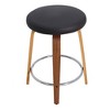 Round Counter Stool with Swivel Seat - WOVENBYRD - 4 of 4