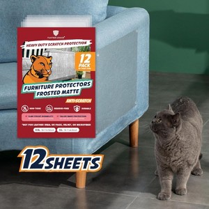 Panther Armor Cat Couch Protector, Anti Scratch Clear Sofa Cat Tape Cover - Variety of Packs, Sizes - 1 of 4