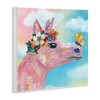 Stupell Industries Butterfly Kisses Pink Fantasy Unicorn Flower Blossoms Wall Plaque Art - 2 of 4