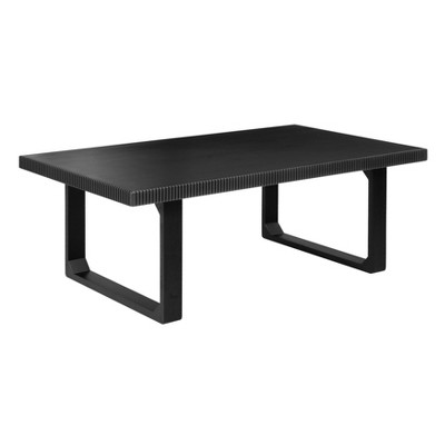 MH London Larsson Mid-Century Modern Rectangular Top Solid Wood Coffee For Living Room