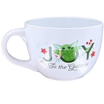 Mandalorian Christmas (13oz) 2pc Ceramic Mug Set - The Republic of Tea | (2) 13 oz Mugs