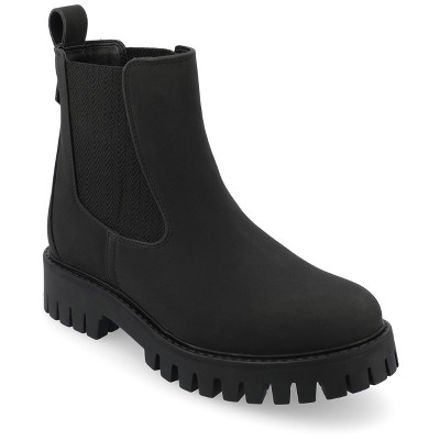 Journee Collection Medium and Wide Width Womens Alara Chelsea Pull On Bootie