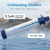 Waterdrop Gravity Water Filter Straw, Camping Water Filtration System, Water Purifier Survival for Travel, 1.5 gal Bag, 0.1 Micron, Light Blue - 3 of 4