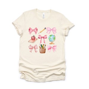 Simply Sage Market Women's Coquette Teacher Chart Short Sleeve Graphic Tee - 1 of 4