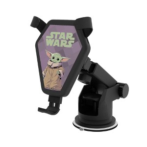 Keyscaper Star Wars: The Mandalorian Grogu Color Block 10-Watt Wireless Car Charger - 1 of 4