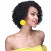 Round Circle Natural Wood Earrings for Women Handmade Big Lightweight Geometric African Retro Earrings - 2 of 4