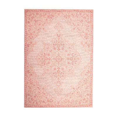 Crane Baby 5' x 7' Hand-Tufted Wool Medallion Rug - Parker Rose
