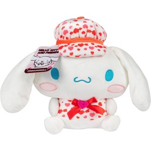 Hello Kitty and Friends 8" Cinnamoroll Plush w Heart Outfit - Officially Licensed Sanrio - Cute Stuffed Animal Toy - Gift for Kids, Girls, Boys & Fans - 1 of 3