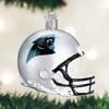 Old World Christmas Blown Glass Ornament for Christmas Tree, Carolina Panthers Helmet - 2 of 3