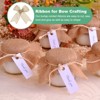 Unique Bargains Burlap Wired Edge Durable Thick Fabric Ribbons for DIY Crafts 1 Pc - 4 of 4