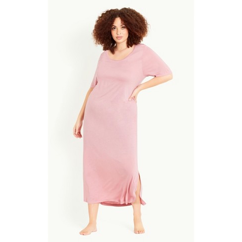 EVANS Women s Plus Size Night Dress rose 18W 20W