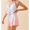 Women's Sunset Tie-Dye Romper - day + moon - 2 of 4