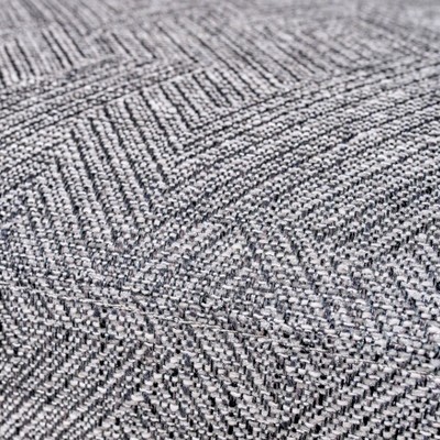 Gray Fabric and Wood Scandinavian Accent Chair, 36"