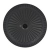 VidaXL Parasol Base Resin Round Black 30.9 lb - 4 of 4