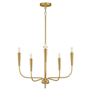 Maxim Lighting Vela 5 - Light Chandelier in  Satin Brass - 1 of 4