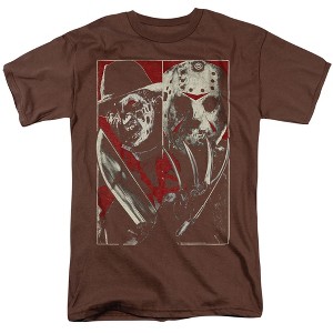 Freddy Vs Jason Vs Adult T-Shirt - 1 of 4