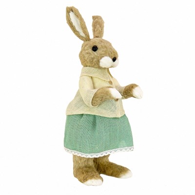 National Tree Company Standing Bunny Table Decoration, Soft Straw With ...