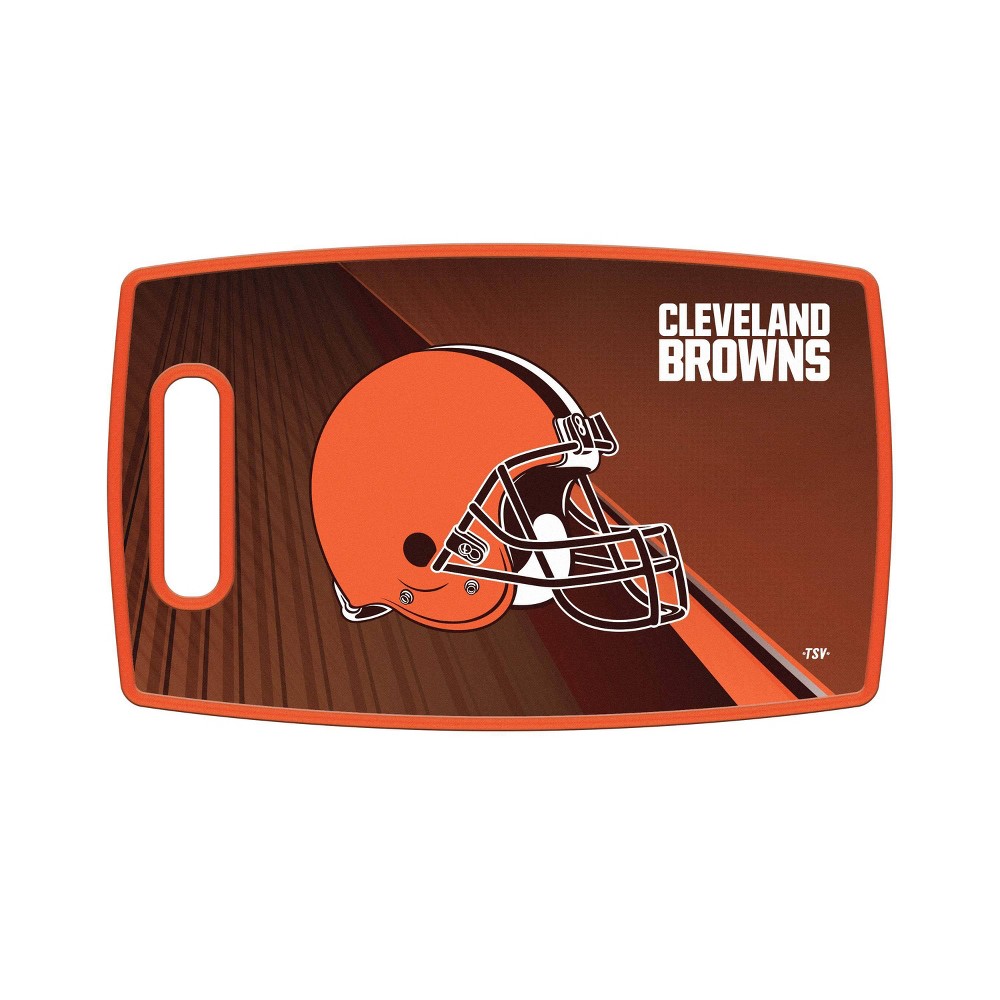 Photos - Chopping Board / Coaster NFL Cleveland Browns Large Cutting Board