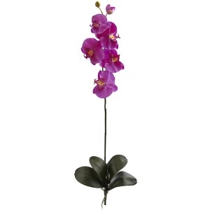 Nearly Natural 40-in Large Orchid Phalaenopsis Artificial Flower (Set of 3), Orchid - 1 of 3