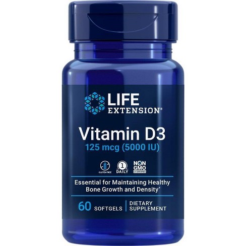 Vitamin D3 5000 Iu (125 Mcg) Bone Health And Immune Support Softgels -  100ct - Up & Up™ : Target