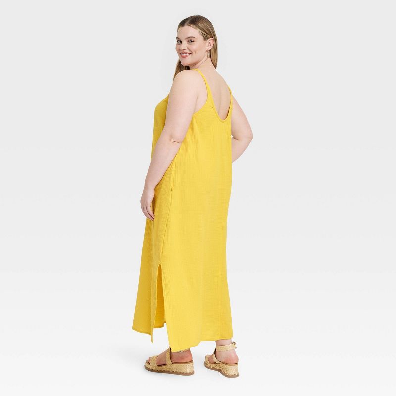 Women's Scoop Back Maxi Shift Dress - Universal Thread™, 3 of 8