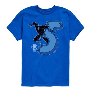 Boys' - Marvel - Black Panther 5Th Birthday Short Sleeve Graphic T-Shirt - 1 of 4